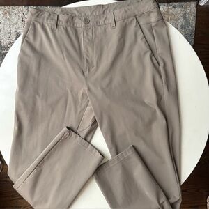 BYLT Basics Everyday Pant 2.0 Men’s Size 38x33 Tall Taupe Straight Leg